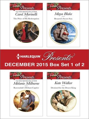 cover image of Harlequin Presents December 2015, Box Set 1 of 2